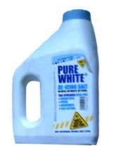 2 x Packs PURE WHITE De-Icing Rock Salt For Ice & Snow Removal