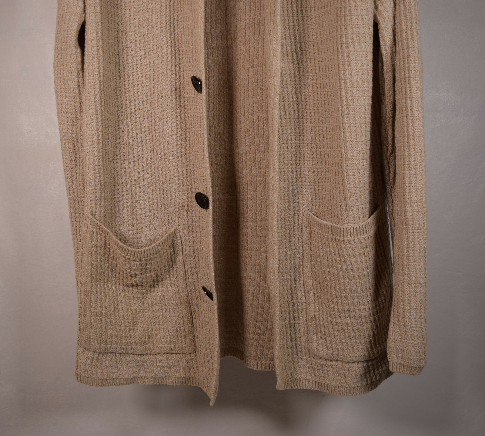 Zara Mens Knit Sweater Cardigan Button 