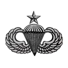 Army Senior Para Wing Bumper Sticker Military Vinyl Soldier Decal 5"