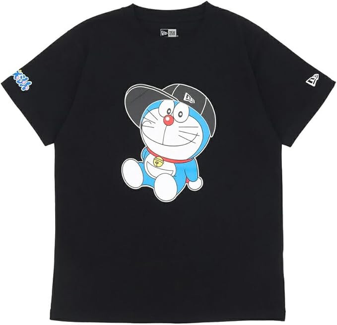 New Era Kids Short Sleeve T-Shirt Doraemon Black L Length