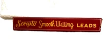 VINTAGE 60's SCRIPTO SMOOTH WRITING LEADS, YELLOW, NO. 132, MECH. PENCIL REFILL