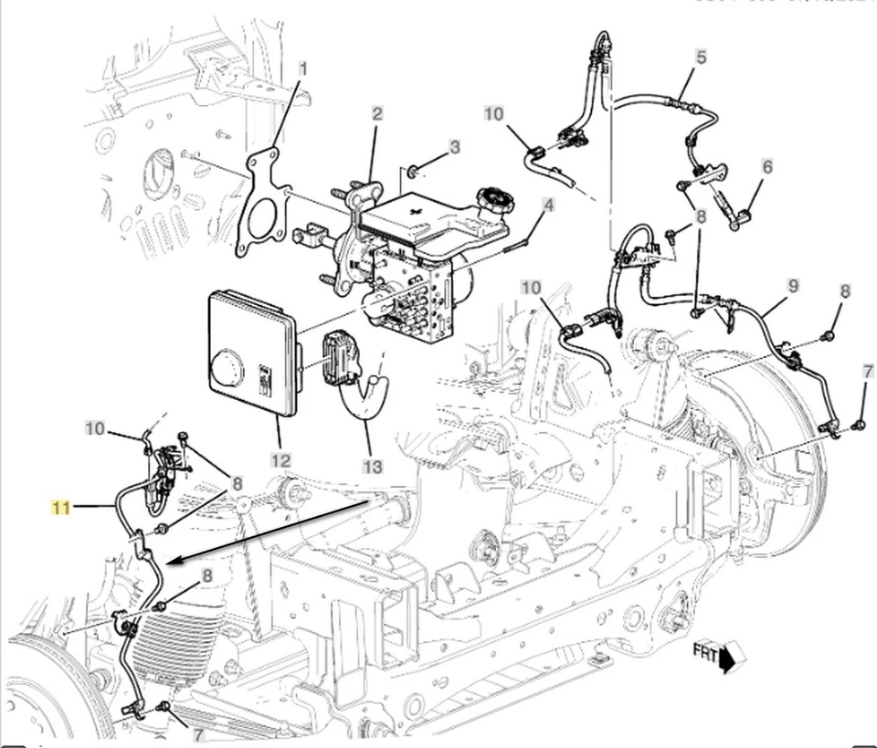 84638590 Wheel Speed Sensor Right Side 2021-2025 Escalade Suburban Tahoe Yukon - Image 2 of 4
