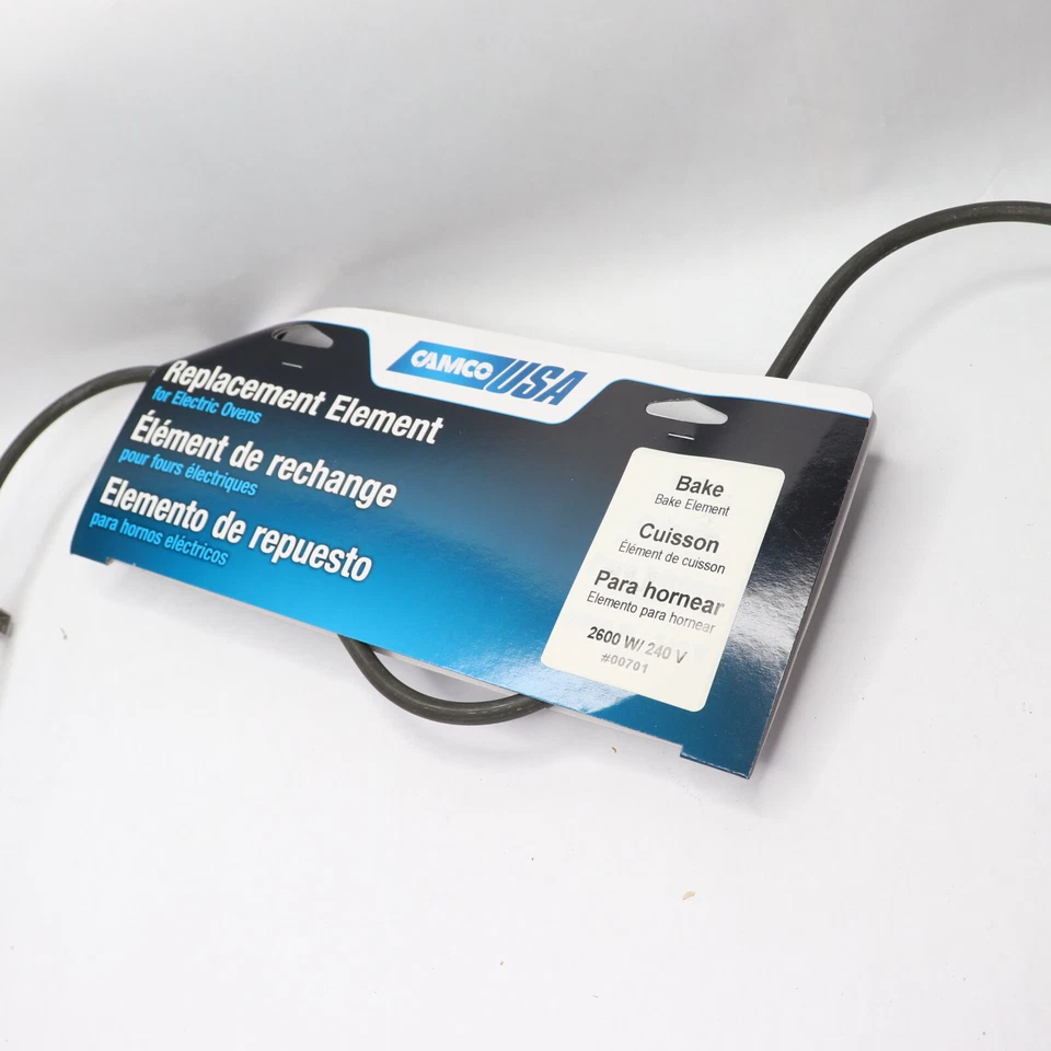 Camco Bake Element Negro 2600W/240V 18-3/4"L 701 Foto 3 de 4
