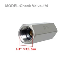 5Pcs Pneumatic Check Valve 1/4 BSP Thread Female One Way non Air Gas Valve 