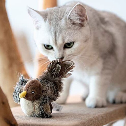 Interactive Cat Toy with Real Chirping Bird Electronic Cat Toys for Indoor CatsA - Picture 10 of 14