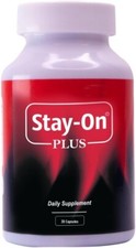 Stay-On Natural Vitality and Stamina Daily Supplement, Herbal Capsules for Men