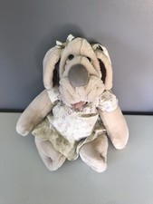 Vintage Ganz Wrinkles Puppy Girl Dog Hand Puppet 17 Stuffed Animal