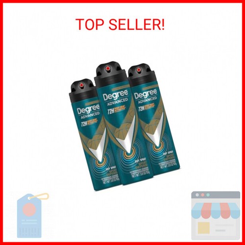 Degree Men Antiperspirant Deodorant Dry Spray Sport Defense 3 count Deodorant fo