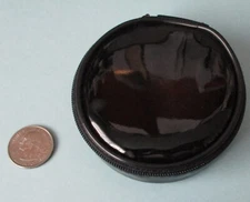 bareMinerals  Bare Escentuals Red Refillable Compact & Brush in Black Case  NWOB