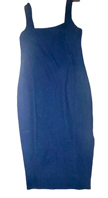 knee length dresses for ladies Beyond Yoga Spacedye Icon Midi Dress Darkest Night / Xs
