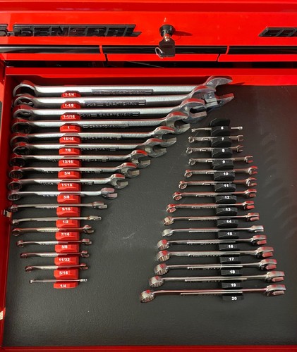 QRT NON Magnetic Slanted Wrench Organizer Racks - Picture 2 of 15