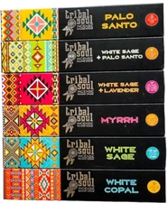 Tribal Soul Incense and BURNER Buy 3 get 3 FREE 15 Scents