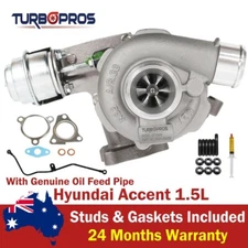 Upgrade Billet Turbo Charger With Genuine Oil Feed Pipe For Hyundai Accent 1.5L