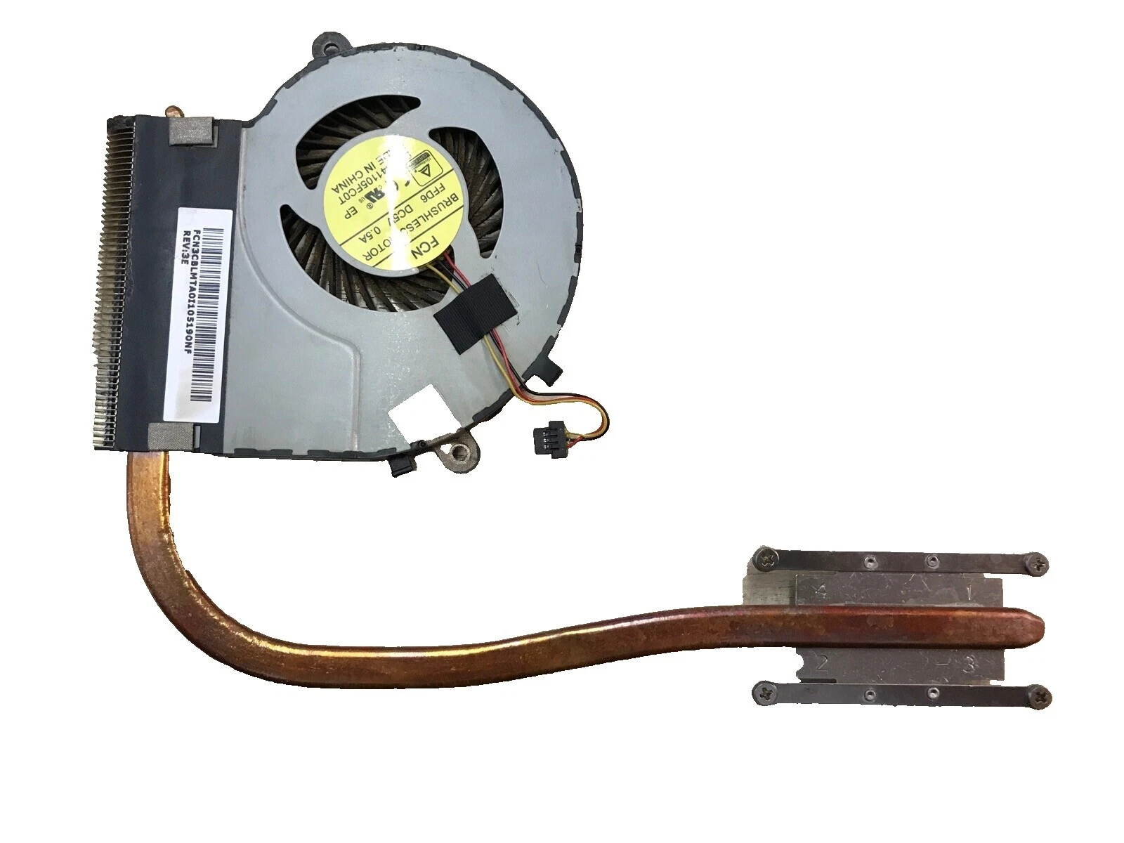 Ventiladores de CPU de cobre Toshiba con disipador de calor