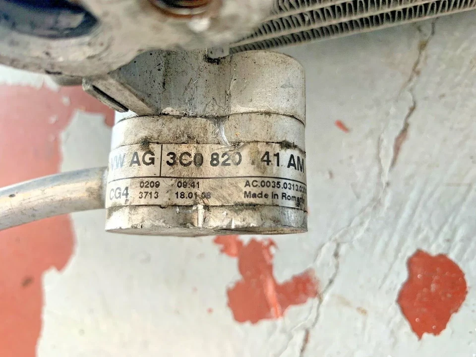 VOLKSWAGEN PASSAT 2006-2008 2,0 L RADIADOR CONDENSADOR VENTILADOR REFRIGERACIÓN ENFRIADOR DE ACEITE Foto 3 de 4