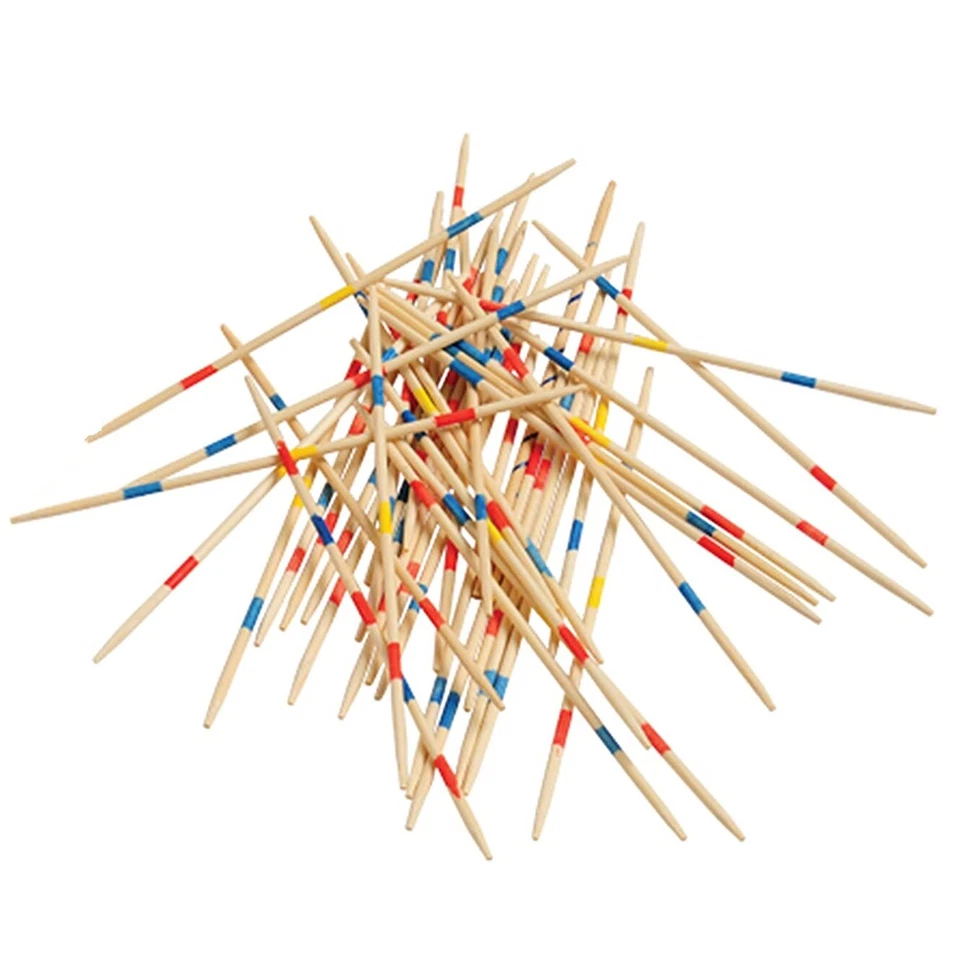 Wooden Pick Up Sticks Game Traditional Retro Family Mikado Classic Toy - Image 3 of 3