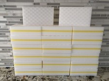 20 PACK YELLOW Magic Melamine Sandwich Sponge Eraser Heavy Duty Extra Durable