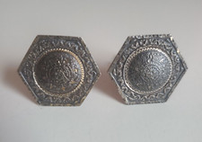 TAXCO Sterling Silver & Alpaca Silver Cufflin...