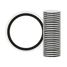 OnFireGuy 25pcs 40mm Black Ring 1oz American Silver Eagle Coin Capsule Holders