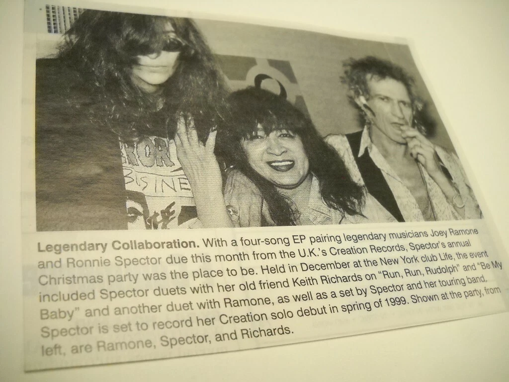 Ronnie Specter Springsteen Ronnie Spector Keith Richards
