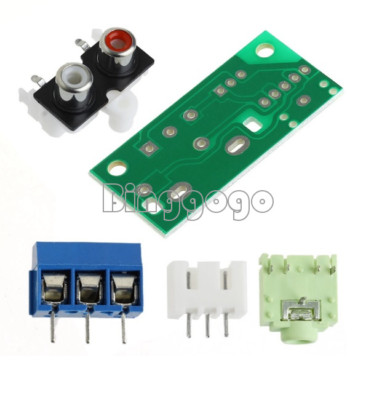 Audio Switch Board RCA 3.5mm Socket Input Block Stable 5V for Amplifier DIY