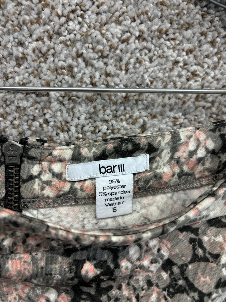 Бар III карандаш юбка серый/розовый змеиной кожи юбка полный молнии назад эластичной женщин S - Изображение 2 из 4