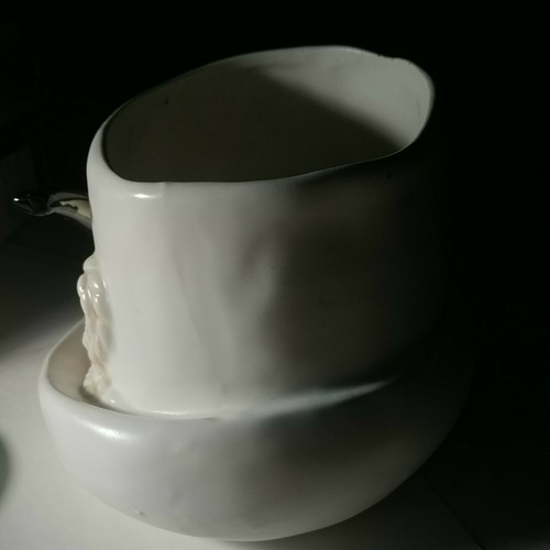1963 LEFTON #1221 Ceramic Planter/desk caddy-Tyrolean Mountain Hat w/Briar Pipe - Picture 5 of 8