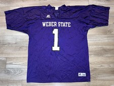 Weber State Wildcats #1 NCAA Football Russell athletic Jersey XXL 2xL