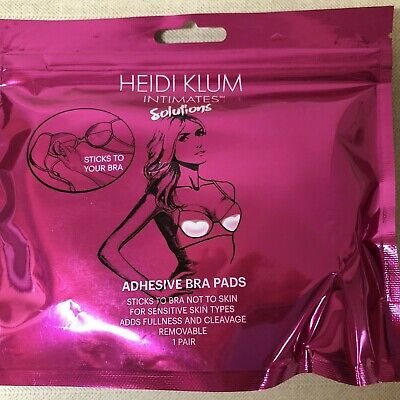 Heidi Klum Bra Insert Intimates Solutions Adhesive Heart ~Sticks to Bra not Skin