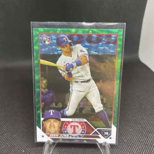 2023 TOPPS GREEN FOIL JOSH JUNG RC /499 #529