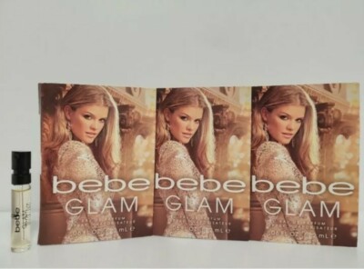 BEBE GLAM by Bebe Eau De Parfum Spray Perfume for Women (1.5ml set of 3)
