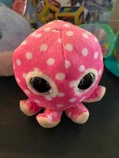 TY Beanie Boos - OLLIE the Pink Octopus Stuffed Plush Regular Size  6” inch 2014