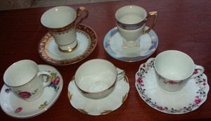 5 Mokkatassen Gold Porzellan Germany Weimar Espresso Tasse Moccatasse Ebay
