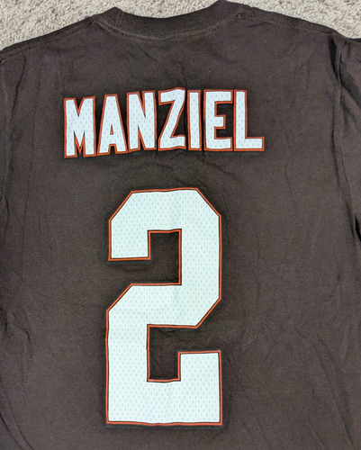 Johnny Manziel Jersey Mens Small Cleveland Browns Shirt Majestic NFL - Picture 3 of 9