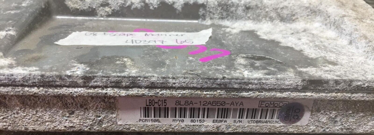8L8A-12A650-AYA Ford Escape or Mazda Tribute 2008 ecm ecu computer
