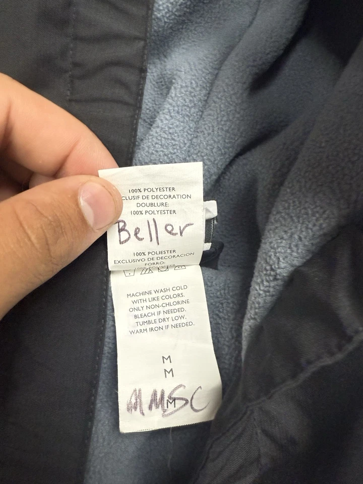 Chaqueta Nike Para Hombre Mediana Negra Forrada de Vellón D Machado Sudadera con Capucha Cremallera Completa Gabardina Foto 4 de 4