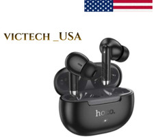 Wireless Bluetooth Earbuds Touch Control Noise Reduction Charging Case Black