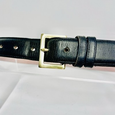 Coach Glovetanned Leather Black Belt Vintage Coach Black Belt, Made of Glove Tanned Cowhide and  main image 2
