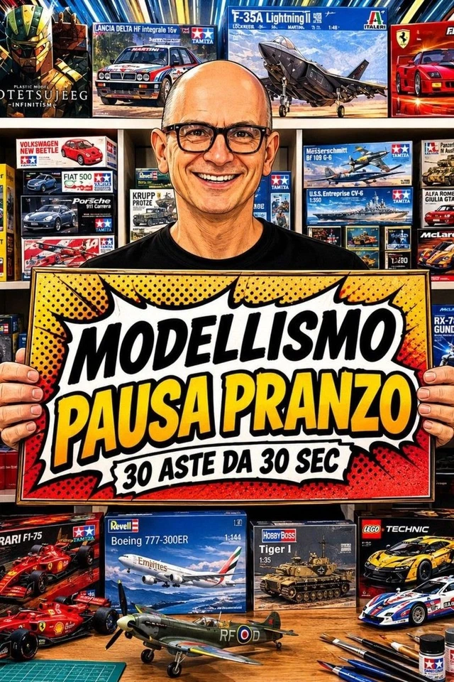 🥪 MODELLISMO 💸 Pausa Pranzo 🚗🚁✈️🚜⛵️🚂