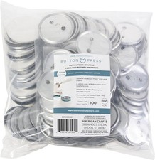 Button Press Bulk Refill Pack 100/Pkg Large 58mm 661101 DIY Scrapbooking Tools
