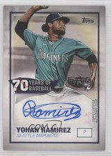 2021 Topps 70 Years of Baseball Auto Yohan Ramirez #70YA-YR Auto w5b