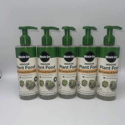 Miracle-Gro Indoor Plant Food for Cactus and Succulent (5 Pack).