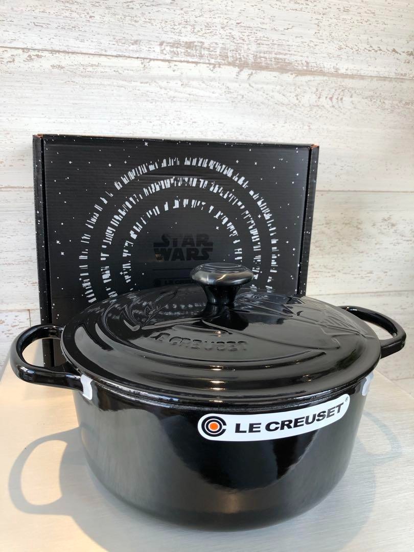 Le Creuset Star Wars Darth Vader Cocotte Ronde 26cm Shiny Black