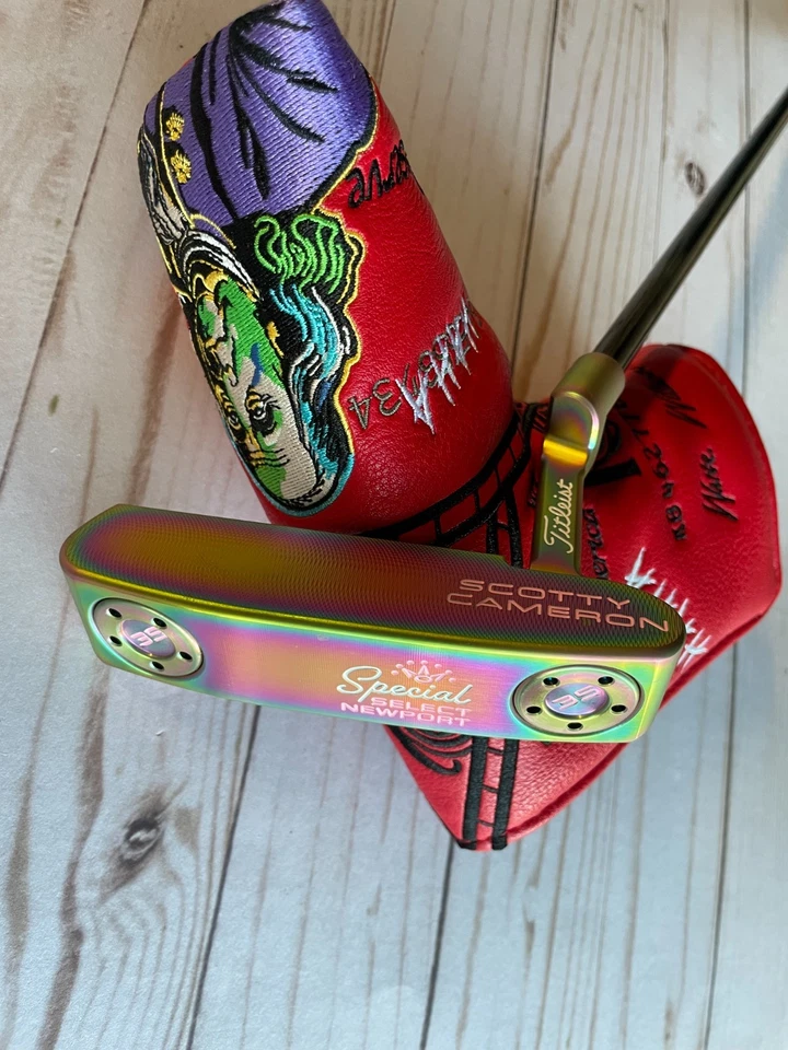 *NEW* Scotty Cameron Custom Rainbow PVD Cotton Candy Pink Newport 35in Putter - Image 3 of 4