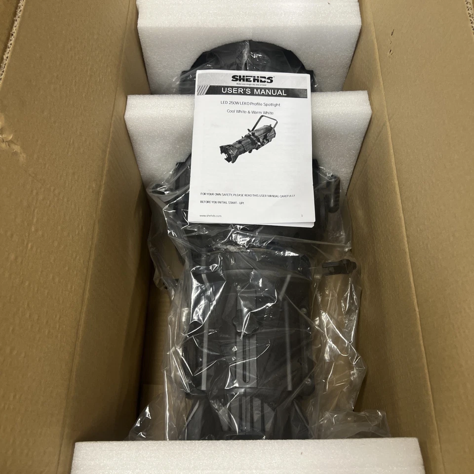 SHEHDS LEKO Profile Stage Spotlights LED 250W Cool White+Warm White - Image 3 of 3