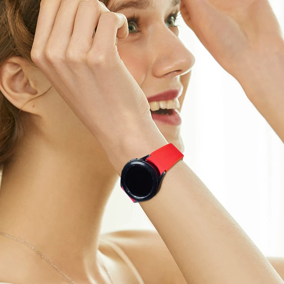 Paquete de 10 correas sin huecos para reloj Samsung Galaxy 7 6 5 4 clásico 43 mm 47 mm 42 mm 46 mm Foto 2 de 4