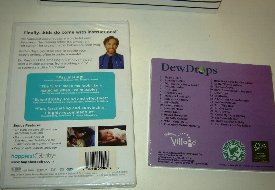 Pearhead Hello Beautiful Baby Memory Book Girl, Happiest Baby CD & Baby Home CD Foto 2 de 4