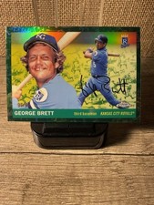 2025 Topps Chrome Platinum - George Brett Green Toile Foil /99 KC Royals NM/M+!