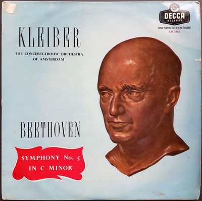 Beethoven - Symphony No. 5, ERICH KLEIBER, CONCERTGEBOUW, Decca LXT 5358, MONO