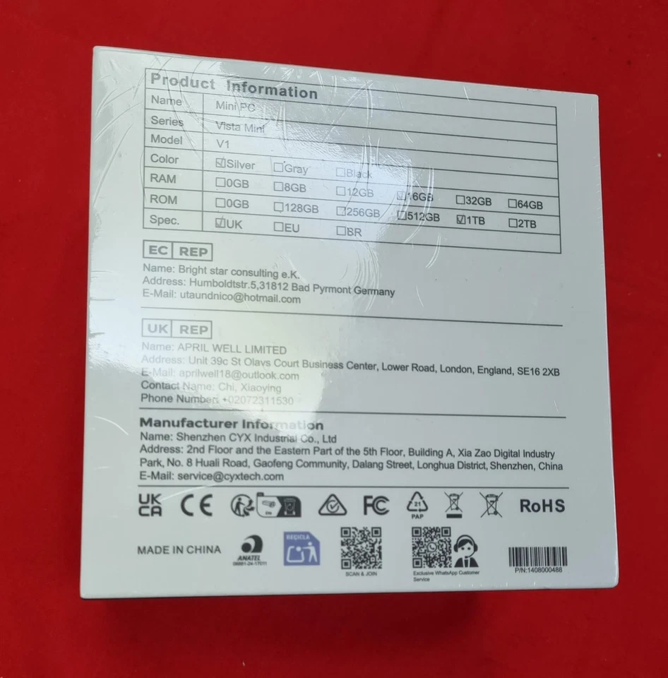 ACEMAGIC Vista Mini V1-Intel N150(4C/4T,up to 3.6 GHz) 16GB -1 TB SSD (Brandnew) - Image 2 of 4